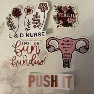 Labor & Delivery sticker bundle